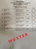 Stimmzettel 1